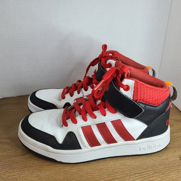 Adidas Men's Top Ten  High Top Sneakers, Size: 8 Color: White with Black Cover - Picture 10 of 15